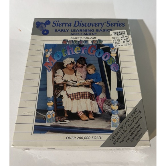 Roberta Williams' Mixed-Up Mother Goose 1991 Big Box New & Sealed